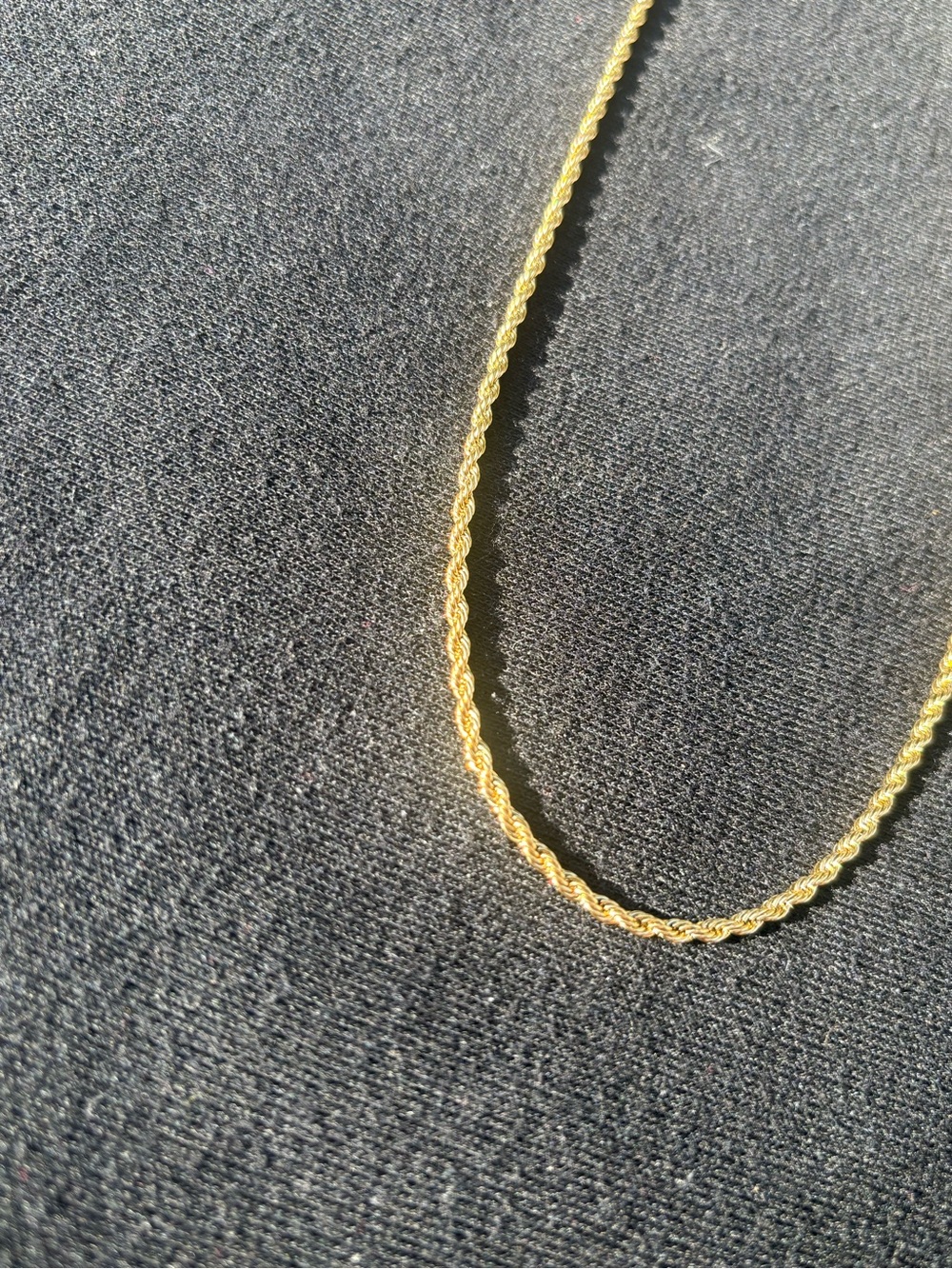 18k Gold Rope Chain - Picture 2 of 4